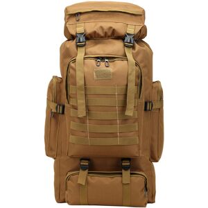 GreenZech (Khaki) 80L Tactical Bag Outdoor Traveling Camping Hiking Military Rucksacks Bac GreenZech (Khaki) 80L Tactical Bag Outdoor Traveling Camping Hiking Military Rucksacks Bac