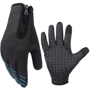 GreenZech (Black + Blue, 2XL) Full Finger Cycling Motorcycle Bike Windproof Gloves Touch S GreenZech (Black + Blue, 2XL) Full Finger Cycling Motorcycle Bike Windproof Gloves Touch S