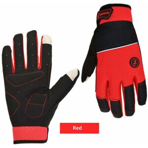 GreenZech (Red, M) Warm Cycling Winter Gloves with Touch Screen Full Finger Mountain Bike GreenZech (Red, M) Warm Cycling Winter Gloves with Touch Screen Full Finger Mountain Bike