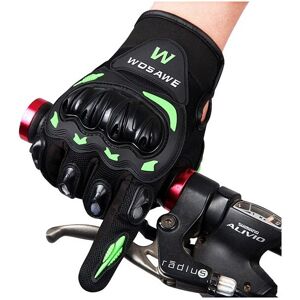 GreenZech (Black Green, M) Off Road Vehicle Motorcycle Riding Gloves Full finger With Hard GreenZech (Black Green, M) Off Road Vehicle Motorcycle Riding Gloves Full finger With Hard