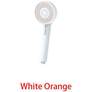 GreenZech (White orange) Adjustable Flow Pressurized Shower Head 3 Splash Mode Shower Liqu GreenZech (White orange) Adjustable Flow Pressurized Shower Head 3 Splash Mode Shower Liqu