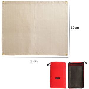 GreenZech (Glass fiber, 80*60) Outdoor Camping Fireproof Cloth Heat Insulation Pad Flame R GreenZech (Glass fiber, 80*60) Outdoor Camping Fireproof Cloth Heat Insulation Pad Flame R