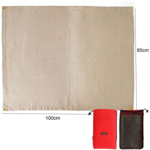 GreenZech (Glass fiber, 100*80) Outdoor Camping Fireproof Cloth Heat Insulation Pad Flame GreenZech (Glass fiber, 100*80) Outdoor Camping Fireproof Cloth Heat Insulation Pad Flame