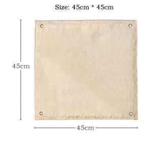 GreenZech (45x45cm) Camping Fireproof Cloth Flame Retardant Insulation Mat Blanket Glass C GreenZech (45x45cm) Camping Fireproof Cloth Flame Retardant Insulation Mat Blanket Glass C