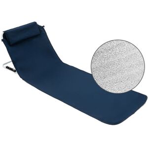 GreenZech (Navy Blue, Oxford cloth + aluminum foil) Portable Folding Beach Chairs Foldable GreenZech (Navy Blue, Oxford cloth + aluminum foil) Portable Folding Beach Chairs Foldable