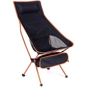 GreenZech (Orange) Outdoor Moon Chair Lightweight Fishing Camping BBQ Chairs Portable Fold GreenZech (Orange) Outdoor Moon Chair Lightweight Fishing Camping BBQ Chairs Portable Fold
