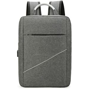 GreenZech (Grey) Business Laptop Bag Backpack Waterproof USB Charging Computer Storage Bag GreenZech (Grey) Business Laptop Bag Backpack Waterproof USB Charging Computer Storage Bag