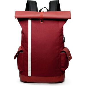 GreenZech (Red) Laptop Bag Multifunction Backpack with USB Charging Port School Bag Travel GreenZech (Red) Laptop Bag Multifunction Backpack with USB Charging Port School Bag Travel