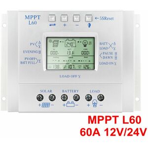 GreenZech (60A) 12/24V Photovoltaic Power Generation System Solar Battery Charging Street GreenZech (60A) 12/24V Photovoltaic Power Generation System Solar Battery Charging Street