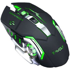 GreenZech (Green) Wireless Rechargeable Mouse 2400DPI Bluetooth5.0+2.4G Dual Mode 4 Button GreenZech (Green) Wireless Rechargeable Mouse 2400DPI Bluetooth5.0+2.4G Dual Mode 4 Button