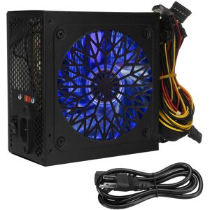 GreenZech (Blue, EU Plug) 800W 110/220V PC Power Supply Passive PFC Power Supply 120MM RGB GreenZech (Blue, EU Plug) 800W 110/220V PC Power Supply Passive PFC Power Supply 120MM RGB
