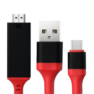 GreenZech (Red) USB3.1 Type C to HD Cable Converter Type C Connector 4K x 2K UHD Resolutio GreenZech (Red) USB3.1 Type C to HD Cable Converter Type C Connector 4K x 2K UHD Resolutio