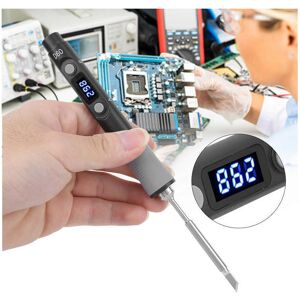 GreenZech 60W Digital Soldering Iron Station DC12-24V Type-C Interface 100-400 Adjustable GreenZech 60W Digital Soldering Iron Station DC12-24V Type-C Interface 100-400 Adjustable