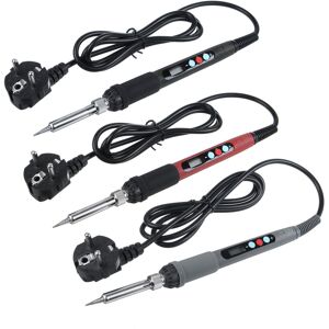 GreenZech (Red, US Plug) 60W Electric Soldering Iron Pen Temperature Adjustable Welding So GreenZech (Red, US Plug) 60W Electric Soldering Iron Pen Temperature Adjustable Welding So