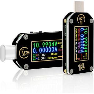 GreenZech (TC66C) Type-C PD Trigger USB Voltage Ammeter Capacity Meter 2 Way Measurement C GreenZech (TC66C) Type-C PD Trigger USB Voltage Ammeter Capacity Meter 2 Way Measurement C