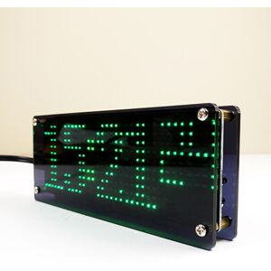 GreenZech (Green) SMD LED Dot Matrix Digital Clock Production Kit Electronic DIY Clock Kit GreenZech (Green) SMD LED Dot Matrix Digital Clock Production Kit Electronic DIY Clock Kit