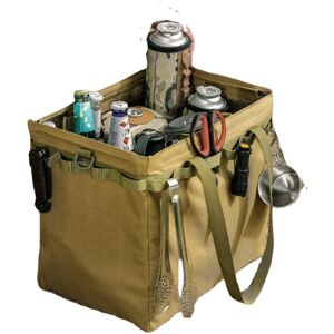 GreenZech (40*27*20CM) Outdoor Camping Picnic Bag Multi-Pocket Oxford Cloth Storage Bag La GreenZech (40*27*20CM) Outdoor Camping Picnic Bag Multi-Pocket Oxford Cloth Storage Bag La