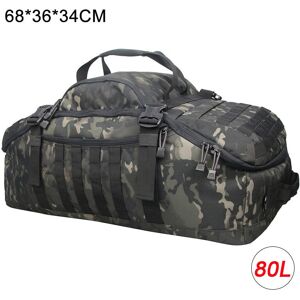 GreenZech (80L Black Multicam) Men Army Sport Gym Bag Military Tactical Waterproof Backpac GreenZech (80L Black Multicam) Men Army Sport Gym Bag Military Tactical Waterproof Backpac