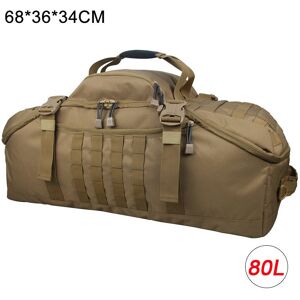 GreenZech (80L Brown) Men Army Sport Gym Bag Military Tactical Waterproof Backpack Molle C GreenZech (80L Brown) Men Army Sport Gym Bag Military Tactical Waterproof Backpack Molle C