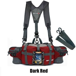 GreenZech (Dark Red) Outdoor Sports Waist Bag Water Cycl Backpack Hike Mountain Bottle Wat GreenZech (Dark Red) Outdoor Sports Waist Bag Water Cycl Backpack Hike Mountain Bottle Wat