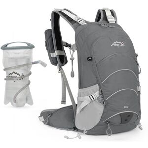 GreenZech (Grey, With Water Bottle) 20 liters outdoor sports bag waterproof camping hiking GreenZech (Grey, With Water Bottle) 20 liters outdoor sports bag waterproof camping hiking