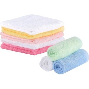 Etruston 8 Pack Flannel Face Cloth,10x10inch Soft Bamboo Face Cloth Face Towels Etruston 8 Pack Flannel Face Cloth,10x10inch Soft Bamboo Face Cloth Face Towels