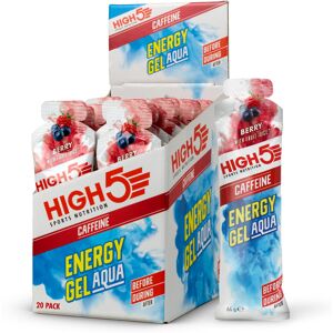 HIGH5 Caffeine Energy Gels Aqua - Quick Release Sports Gels to Power Muscles for HIGH5 Caffeine Energy Gels Aqua - Quick Release Sports Gels to Power Muscles for