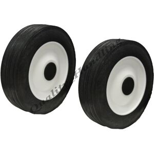 Parnells 170mm 7 inch Lawnmower wheel, replacement rubber, truck - set of 2 Parnells 170mm 7 inch Lawnmower wheel, replacement rubber, truck - set of 2