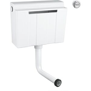 Grohe Concealed Toilet Cistern (Bottom Fill Only) with Dual Flush Push Button Ch Grohe Concealed Toilet Cistern (Bottom Fill Only) with Dual Flush Push Button Ch