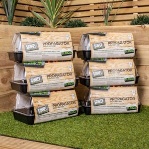 Samuel Alexander - 6 x 38cm Unheated Seed Starter Tray - Indoor Seedling Propagator Samuel Alexander - 6 x 38cm Unheated Seed Starter Tray - Indoor Seedling Propagator