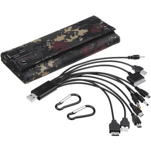 GreenZech (Camouflage) Waterproof 30W 6V Solar Panel Bank Folding Solar Power Bank Charger GreenZech (Camouflage) Waterproof 30W 6V Solar Panel Bank Folding Solar Power Bank Charger