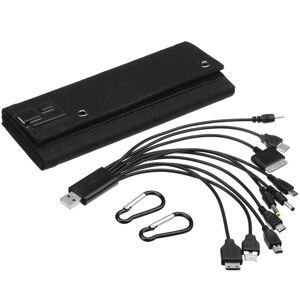 GreenZech (Black) Waterproof 30W 6V Solar Panel Bank Folding Solar Power Bank Charger Powe GreenZech (Black) Waterproof 30W 6V Solar Panel Bank Folding Solar Power Bank Charger Powe