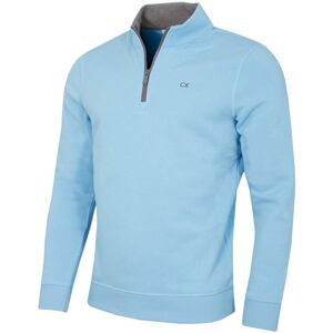 (M, Sky) Calvin Klein Mens 2025 Rocky Half Zip Supersoft Stretch Golf Sweater (M, Sky) Calvin Klein Mens 2025 Rocky Half Zip Supersoft Stretch Golf Sweater