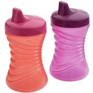 NUK Gerber Graduates Fun Grips Hard Spout Sippy Cup (Colors may vary), 10-Ounce, 2 c NUK Gerber Graduates Fun Grips Hard Spout Sippy Cup (Colors may vary), 10-Ounce, 2 c