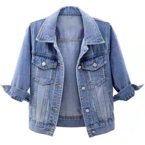 Unbranded (blue, 5XL) Women Denim Jacket Lapel Flap Pockets Denim Coat Single Breasted Cas Unbranded (blue, 5XL) Women Denim Jacket Lapel Flap Pockets Denim Coat Single Breasted Cas