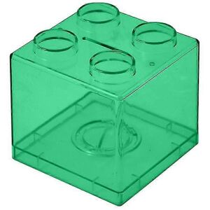 Unbranded (Green) Coin Bank Transparent Visible Easy to Use Kids Building Block Design Mon Unbranded (Green) Coin Bank Transparent Visible Easy to Use Kids Building Block Design Mon