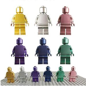 Unbranded (China, Pink 1pcs) DIY Minifig Imitation Alloy Electroplating Gold Silver Man Bu Unbranded (China, Pink 1pcs) DIY Minifig Imitation Alloy Electroplating Gold Silver Man Bu