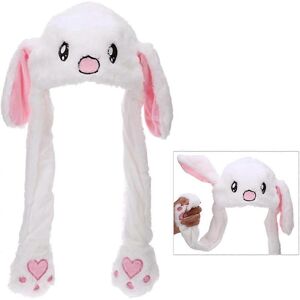 Unbranded Rabbit Ear Moving Jumping Hat Plush Bunny Hat Funny Cap with Moving Ear Pressing Unbranded Rabbit Ear Moving Jumping Hat Plush Bunny Hat Funny Cap with Moving Ear Pressing