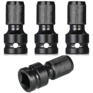 Unbranded 4 Pcs Impact Adaptor 1/2 Square Drive To 1/4 Hex Shank Socket Adapter Unbranded 4 Pcs Impact Adaptor 1/2 Square Drive To 1/4 Hex Shank Socket Adapter