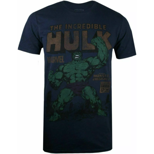 (M) The Incredible Hulk T-Shirt Men's Marvel Rage Navy (M) The Incredible Hulk T-Shirt Men's Marvel Rage Navy