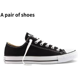 Unbranded (Black, 36?Foot Length23cm/9.2in) Star All Canvas Lowtop Shoes Casual Fashion Si Unbranded (Black, 36?Foot Length23cm/9.2in) Star All Canvas Lowtop Shoes Casual Fashion Si