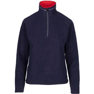 (S, Navy/Red) Trespass Womens/Ladies Skylar Fleece Top (S, Navy/Red) Trespass Womens/Ladies Skylar Fleece Top