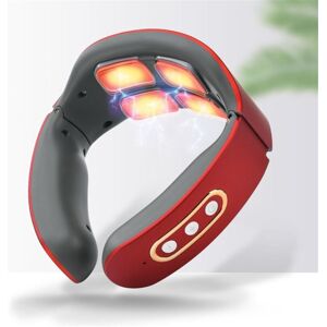 Unbranded (red) EMS Electric Neck Massager Back Pulse 6 Modes Head and Cervical Spine Mass Unbranded (red) EMS Electric Neck Massager Back Pulse 6 Modes Head and Cervical Spine Mass