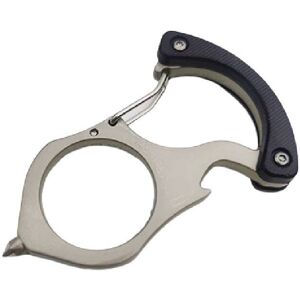 Unbranded (Black) Alloy Purpose Multi Keychain Tool Bottle Opener Window Breaker One Conve Unbranded (Black) Alloy Purpose Multi Keychain Tool Bottle Opener Window Breaker One Conve