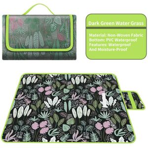 Unbranded (Dark Green, 200*200cm/78.74*78.74in) Large Portable Waterproof Picnic Blanket T Unbranded (Dark Green, 200*200cm/78.74*78.74in) Large Portable Waterproof Picnic Blanket T