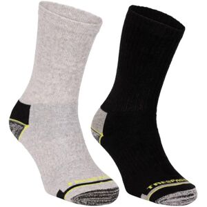 (7 UK-11 UK, Black/Grey) Trespass Unisex Adult Socks (Pack of 5) (7 UK-11 UK, Black/Grey) Trespass Unisex Adult Socks (Pack of 5)