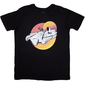 (S, Black) Star Wars Unisex Adult Twin Suns Millennium Falcon T-Shirt (S, Black) Star Wars Unisex Adult Twin Suns Millennium Falcon T-Shirt
