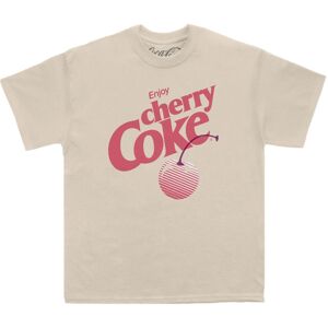 Coca Cola (L, Sand) Coca-Cola Unisex Adult Enjoy Cherry Coke T-Shirt Coca Cola (L, Sand) Coca-Cola Unisex Adult Enjoy Cherry Coke T-Shirt