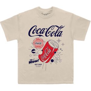 Coca Cola (L, Sand) Coca-Cola Unisex Adult Wow Can T-Shirt Coca Cola (L, Sand) Coca-Cola Unisex Adult Wow Can T-Shirt