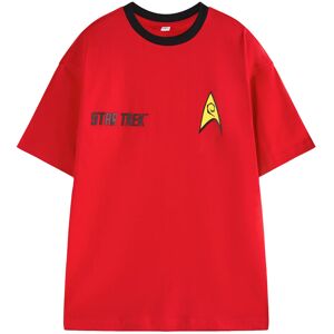 (L, Red) Star Trek Mens Uniform Short-Sleeved T-Shirt (L, Red) Star Trek Mens Uniform Short-Sleeved T-Shirt